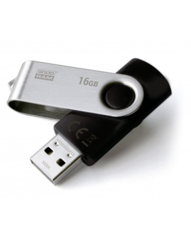 icecat_Goodram UTS2 USB paměť 16 GB USB Typ-A 2.0 Černá, Stříbrná