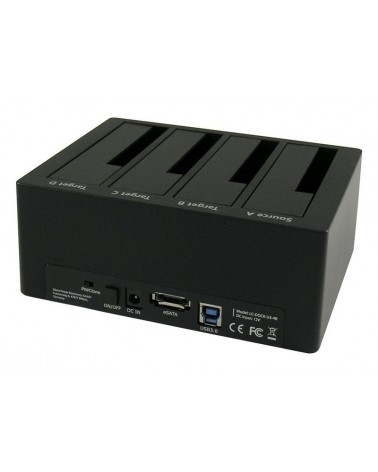 icecat_LC-Power LC-DOCK-U3-4B storage drive docking station USB 3.2 Gen 1 (3.1 Gen 1) Type-A Black
