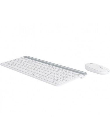 icecat_Logitech Slim Wireless Combo MK470 clavier RF sans fil QWERTZ Allemand Blanc