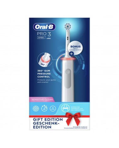icecat_Oral-B Pro 3 80332205 elektrický zubní kartáček Dospělý Oscilačně rotační kartáček Bílá