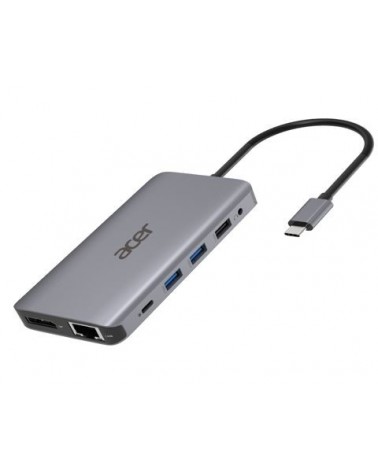 icecat_Acer HP.DSCAB.009 base para portátil y replicador de puertos Alámbrico USB 3.2 Gen 1 (3.1 Gen 1) Type-C Plata