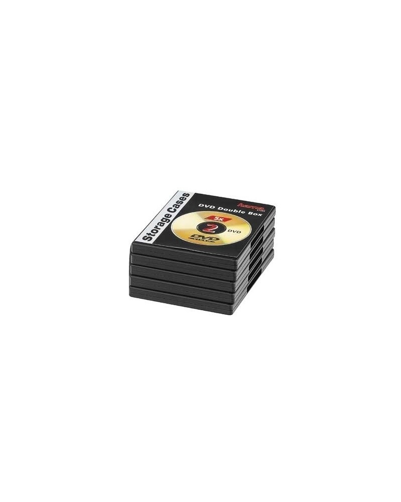 icecat_Hama 00051294 optical disc case DVD case 2 discs Black