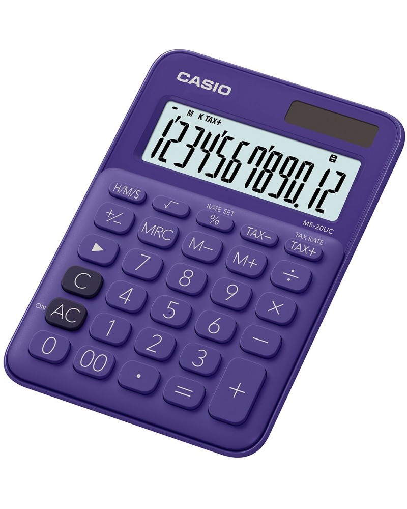 icecat_Casio MS-20UC-PL calculadora Escritorio Calculadora básica Púrpura