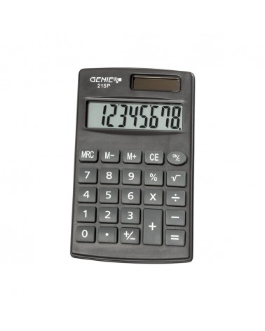 icecat_Genie 215 P calculadora Bolsillo Calculadora básica Negro