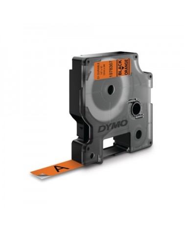 icecat_DYMO D1 - Hochleistungsetiketten - Schwarz auf Orange - 12mm x 3m