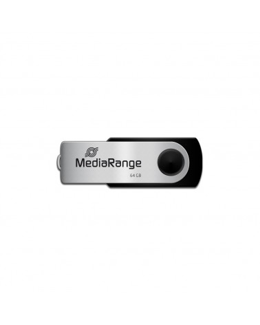 icecat_MediaRange 64GB USB 2.0 USB flash drive USB Type-A   Micro-USB Black, Silver