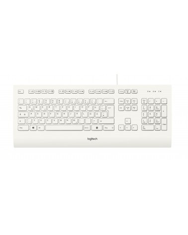 icecat_Logitech Keyboard K280e for Business tastiera USB QWERTZ Tedesco Bianco