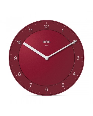 icecat_Braun BC06R-DCF Reloj de pared de cuarzo Círculo Rojo