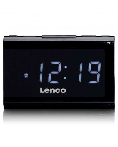 icecat_Lenco CR-525 Radio schwarz Digital alarm clock Black