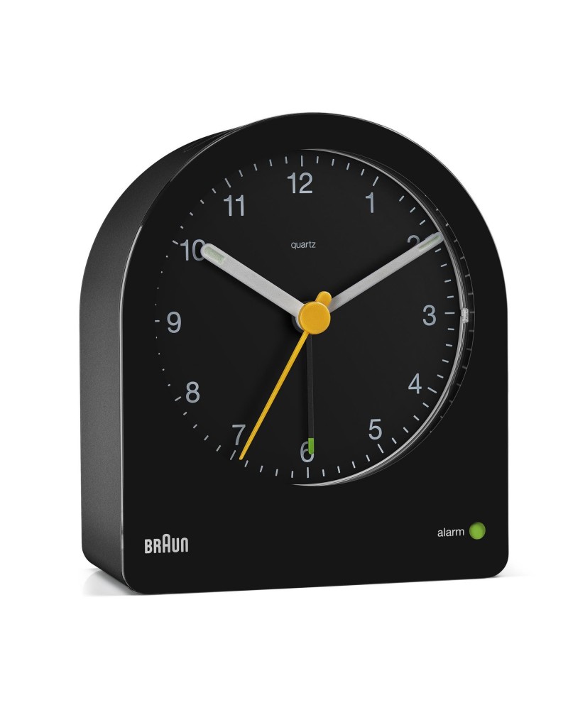 icecat_Braun BC22 Reloj despertador analógico Negro, Amarillo