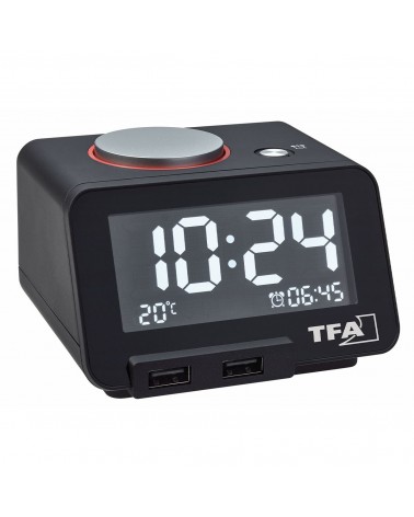 icecat_TFA-Dostmann Homtime Reloj despertador analógico Negro