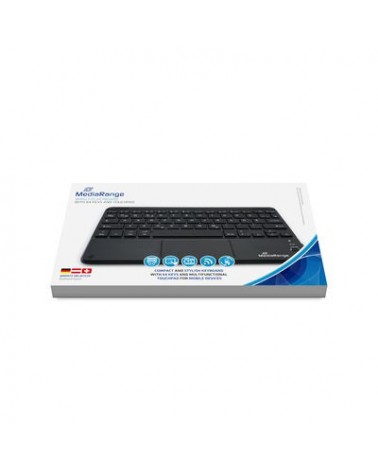 icecat_MediaRange MROS130 Tastatur Bluetooth QWERTZ Deutsch, Schweiz Schwarz