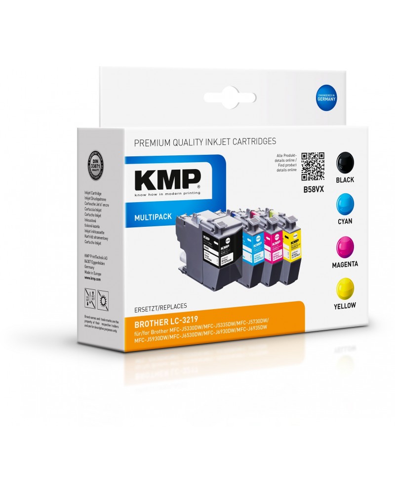 icecat_KMP 1537,4005 ink cartridge 4 pc(s) Compatible Black, Cyan, Magenta, Yellow