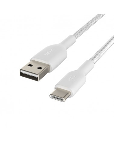 icecat_Belkin CAB002BT1MWH câble USB 1 m USB A USB C Blanc