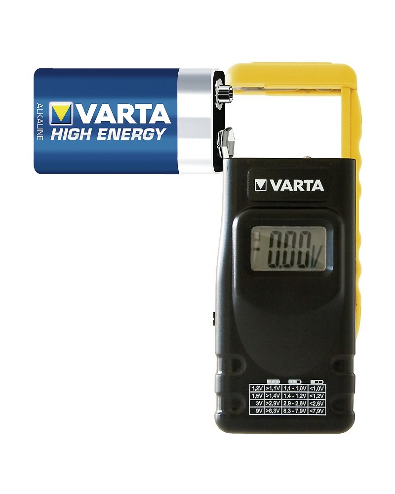 icecat_Varta 891101401 tester napětí baterií Černá, Žlutá