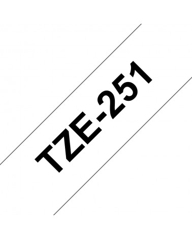 icecat_Brother TZE251 label-making tape Black on white TZe