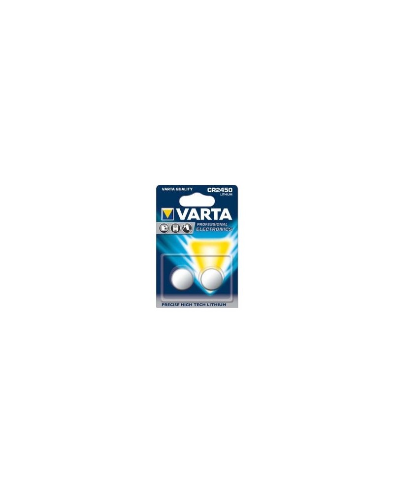 Varta Batterie Electronics 3,0V/570mAh/Lithium CR 2450 Bli.2, 06450101402