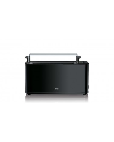 Braun HT3110BK Tostapane Nero, 1000 W, Plastica