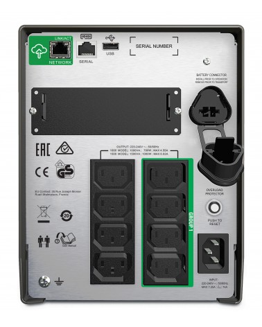 icecat_APC SMT1500IC sistema de alimentación ininterrumpida (UPS) Línea interactiva 1,5 kVA 1000 W 8 salidas AC