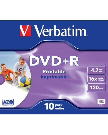 icecat_Verbatim 43508 prázdné DVD 4,7 GB DVD+R 10 kusů
