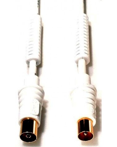 icecat_e+p AB 205 G coaxial cable 5 m Coax White