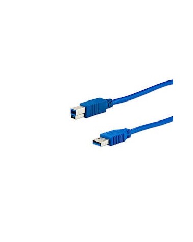 icecat_e+p CC 302 câble USB 1,5 m USB 3.2 Gen 1 (3.1 Gen 1) USB A USB B Bleu