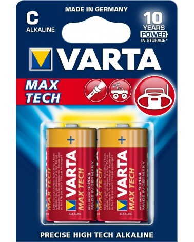 icecat_Varta MAX TECH 2x Alkaline C Batería de un solo uso Alcalino