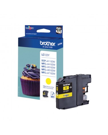 icecat_Brother LC-123Y ink cartridge 1 pc(s) Original High (XL) Yield Yellow