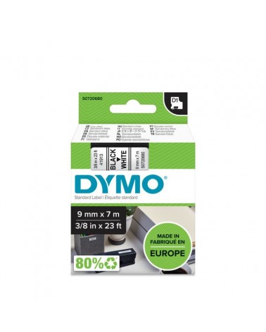icecat_DYMO D1 - Standard Etichette - Nero su bianco - 9mm x 7m