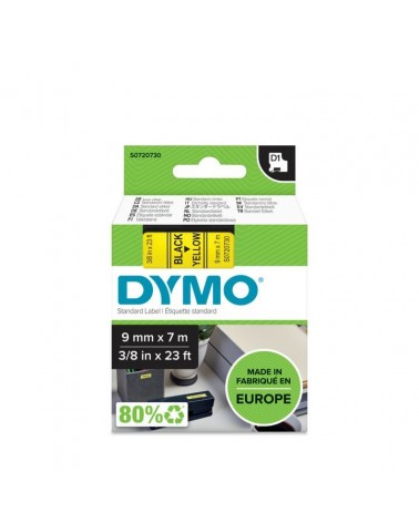 icecat_DYMO D1 Standard - Black on Yellow - 9mm páska pro tvorbu štítků Černá na žluté