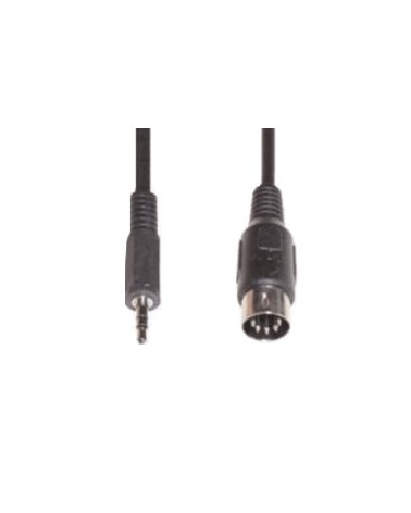 icecat_e+p B 112 câble audio 1,5 m 3,5mm DIN (5-pin) Noir