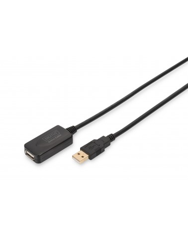 icecat_Digitus USB 2.0 5m USB kabel USB A Černá