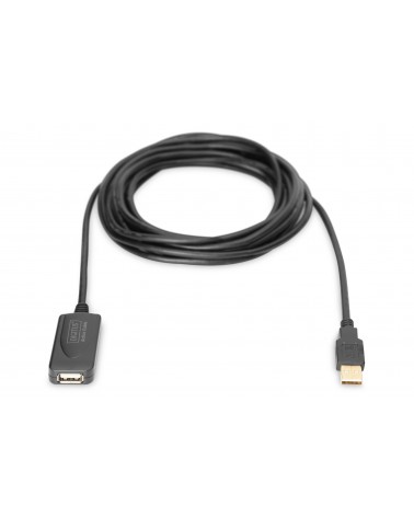 icecat_Digitus USB 2.0 5m USB kabel USB A Černá