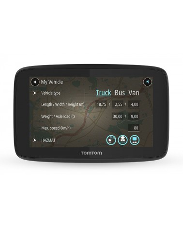 icecat_TomTom GO Professional 520 navigator Fixed 12.7 cm (5") Touchscreen Black, Grey