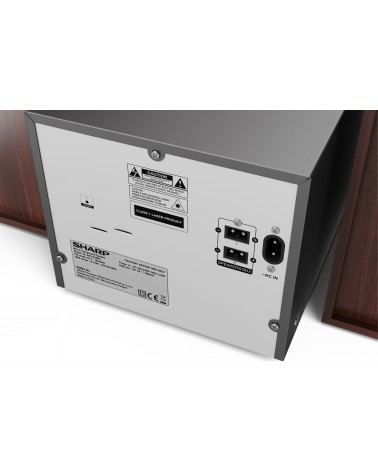 icecat_Sharp XL-B517D Microsistema audio per la casa 45 W Marrone