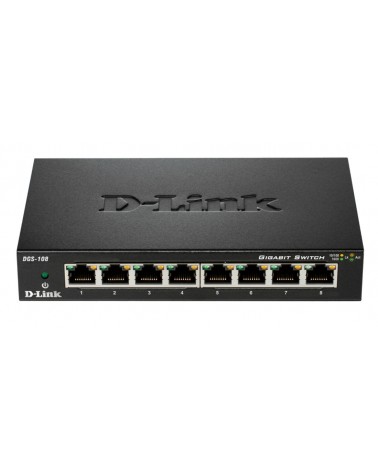 icecat_D-Link DGS-108 commutateur réseau Non-géré Noir