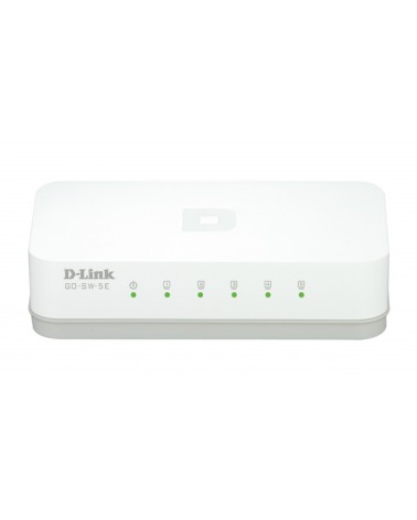 icecat_D-Link GO-SW-5E E síťový přepínač Nespravované Fast Ethernet (10 100) Bílá