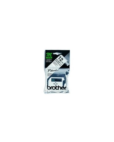 icecat_Brother Labelling Tape - 12mm, Black White, Blister label-making tape M