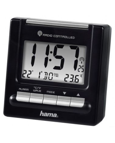 icecat_Hama RC200 Digital table clock Rectangular Black