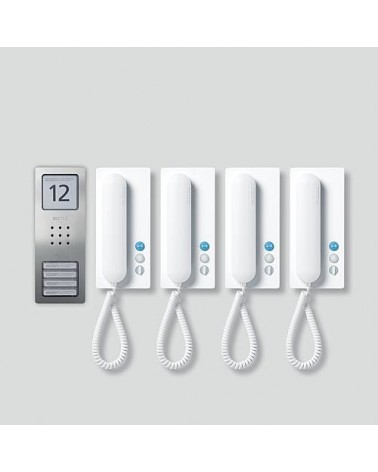 icecat_Siedle SET CA 812-4 E W Acier inoxydable, Blanc