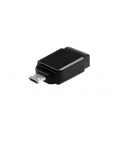 icecat_Verbatim Nano - Unidad USB de 16 GB con adaptador Micro USB - Negro