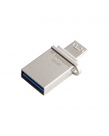 icecat_Verbatim Store 'n' Go OTG Micro USB paměť 32 GB USB Type-A   Micro-USB 3.2 Gen 1 (3.1 Gen 1) Stříbrná