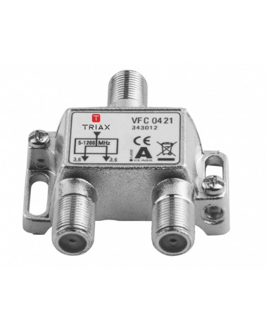 icecat_Triax 343012 cable divisor y combinador Divisor de señal para cable coaxial Metálico