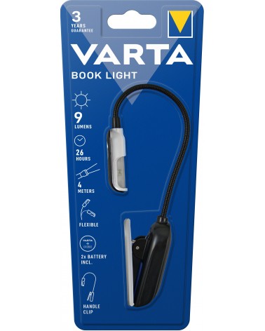 icecat_Varta 16618101421 Noir, Argent Lampe-torche à cliper LED