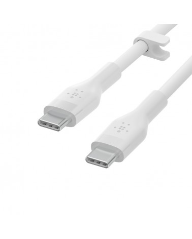 icecat_Belkin BOOST↑CHARGE Flex cable USB 3 m USB 2.0 USB C Blanco