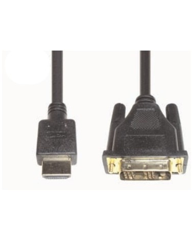 icecat_e+p HDMI 3 5 câble vidéo et adaptateur 5 m DVI-D Noir