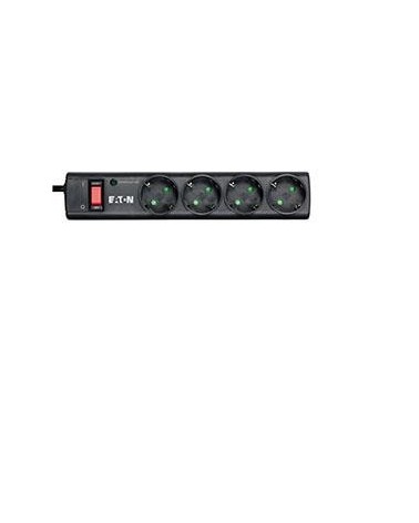 icecat_Eaton PS4D limitador de tensión Negro, Blanco 4 salidas AC 220 - 250 V 1 m
