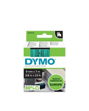 icecat_DYMO D1 - Etiquetas estándar - Negro sobre verde - 9mm x 7m