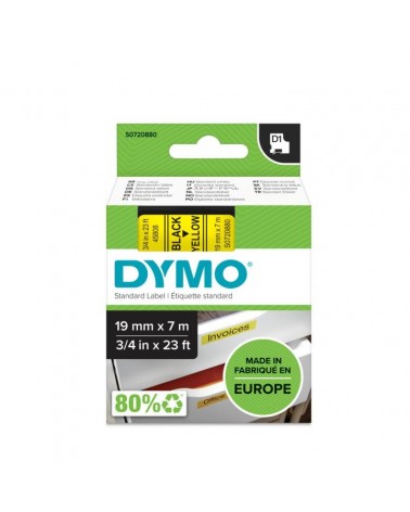 icecat_DYMO D1 - Standard Etichette - Nero su giallo - 19mm x 7m