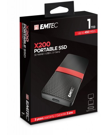 icecat_Emtec X200 1000 GB Black, Red